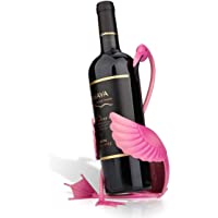 TOOARTS - Soporte para Vino - Dulce Sueño - Botellero forma de Flamenco del Estilo Metálico para la Decoración del Hogar…